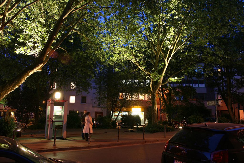 Baumbeleuchtung, Harscampplatz